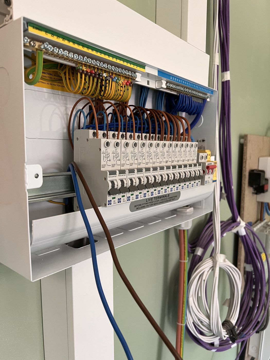 18th Edition consumer unit with RCBO protection by CUBE Electrical